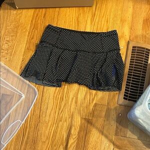 lululemon athletica Black and White Polka Dot Skort